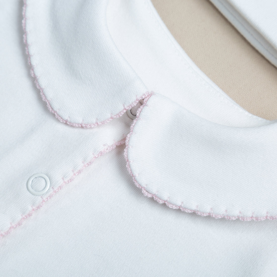 Elegant Pembe Tığ İşi Süslemeli 4'lü Organik Hastane Çıkışı