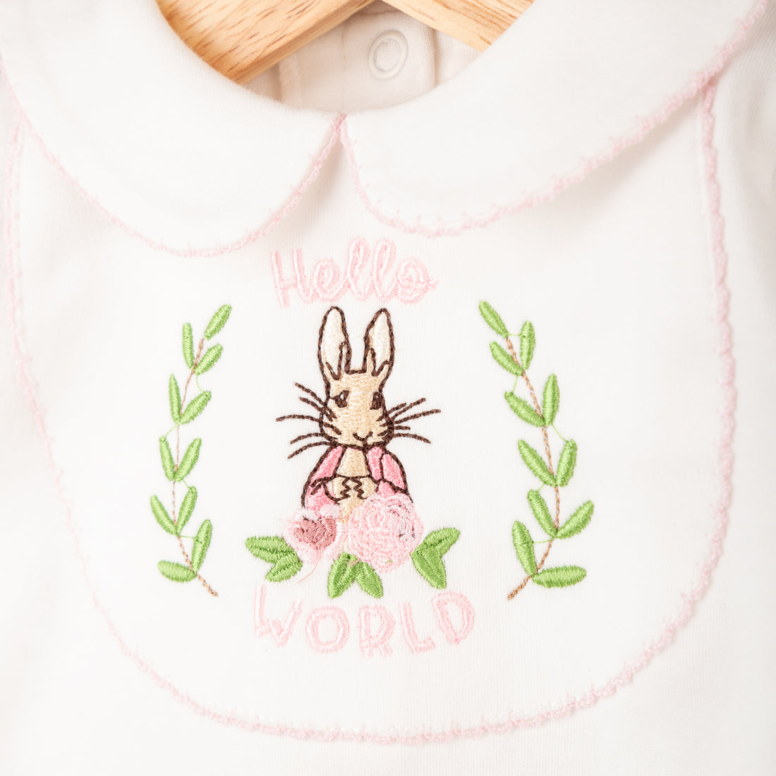 Peter Rabbit Nakışlı %100 Pamuk Tulum