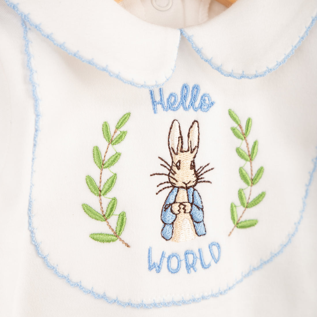 Peter Rabbit Nakışlı %100 Pamuk Tulum